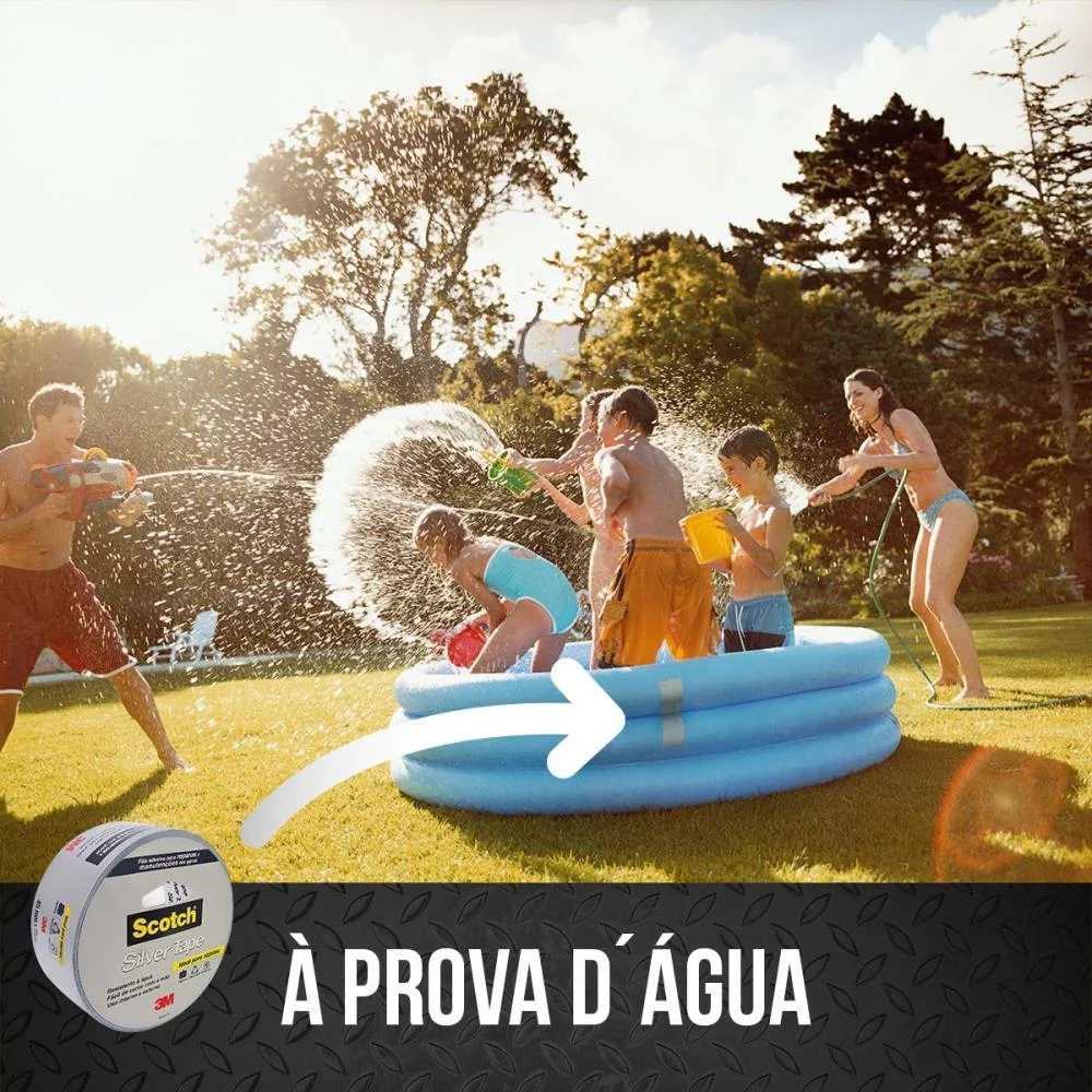 FITA DE ALTA RESISTENCIA SILVER TAPE SCOTCH3939 45MMX5M 3M (UNIDADE) - imagem 5