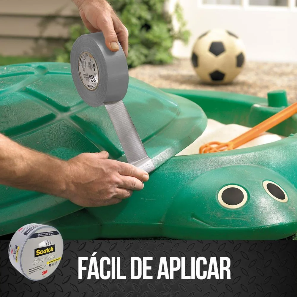 FITA DE ALTA RESISTENCIA SILVER TAPE SCOTCH3939 45MMX5M 3M (UNIDADE) - imagem 7