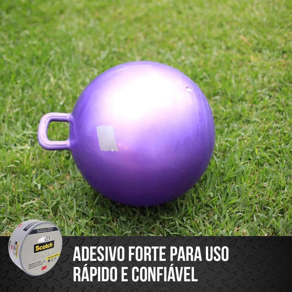 FITA DE ALTA RESISTENCIA SILVER TAPE SCOTCH3939 45MMX5M 3M (UNIDADE) - imagem 8