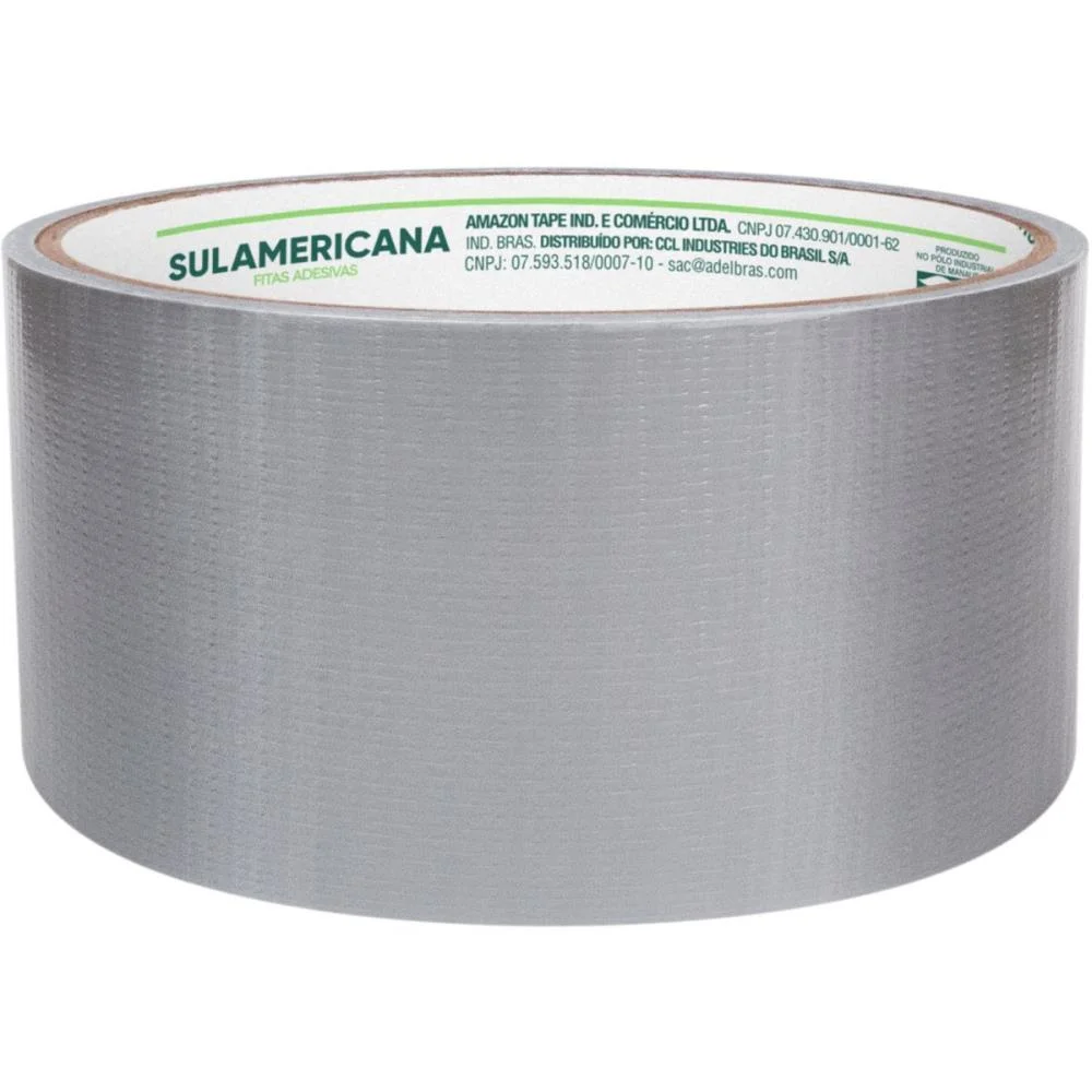 FITA DE ALTA RESISTENCIA SILVER TAPE PRATA 48MMX5M. SULAMERICANA (UNIDADE) - imagem 5