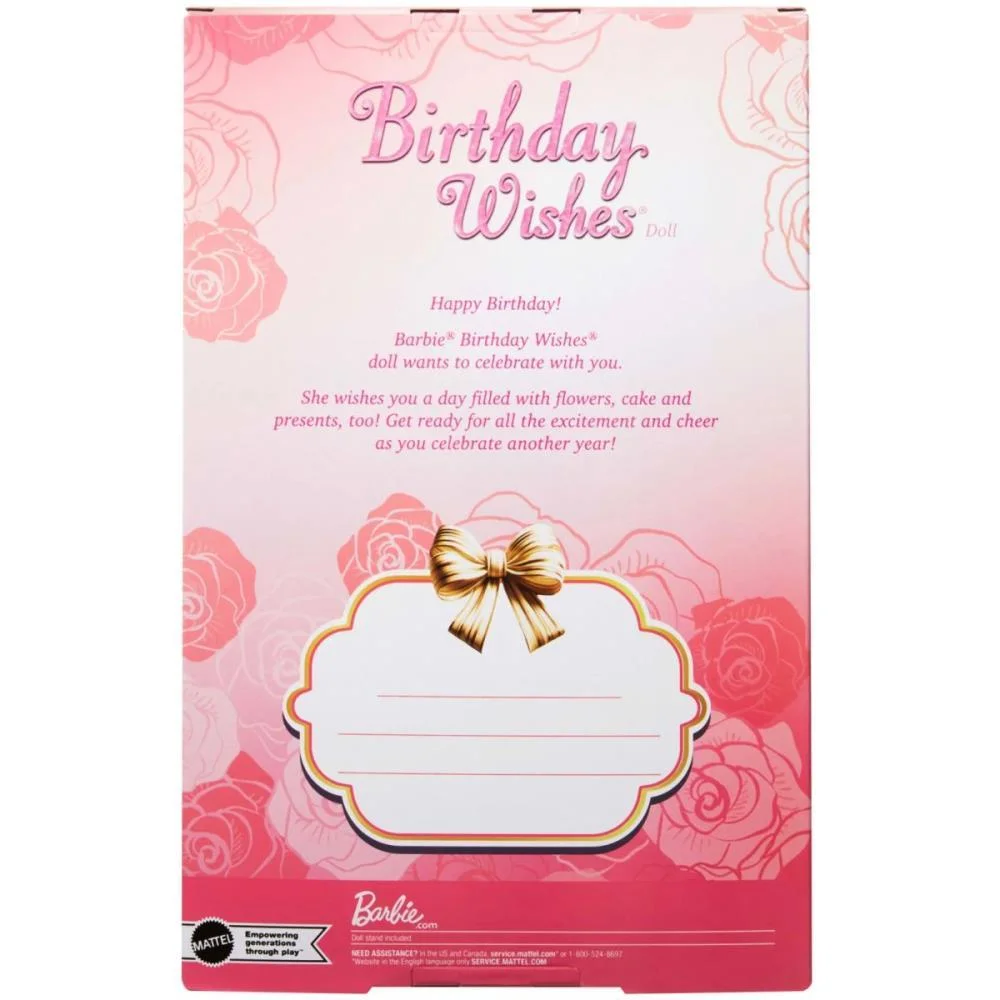 BARBIE COLLECTOR SIGNATURE BIRTHDAY WISHES MATTEL (UNIDADE) - imagem 11