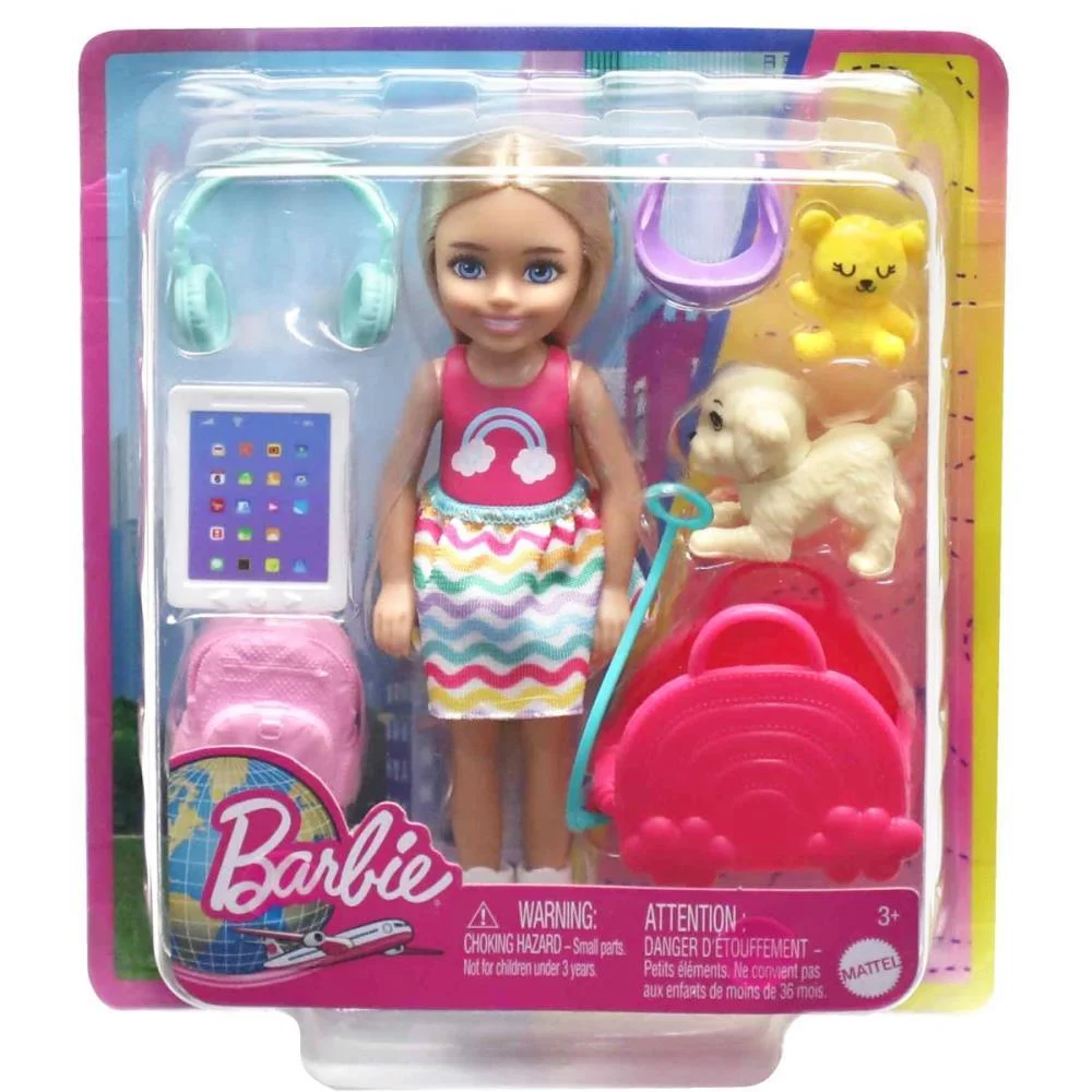 BARBIE FAMILY CHELSEA PRONTA PARA VIAJAR MATTEL (UNIDADE) - imagem 8