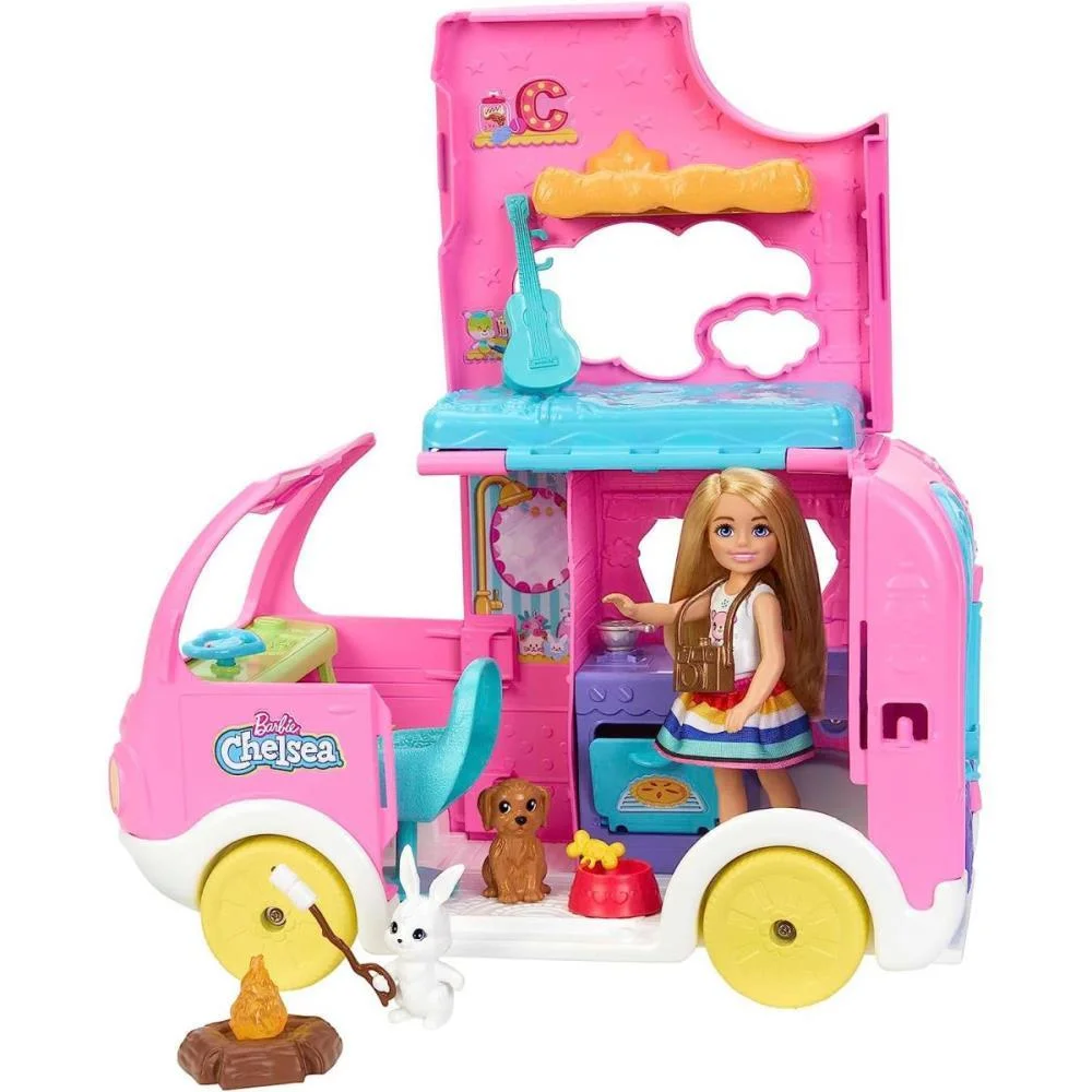 BARBIE FAMILY CHELSEA TRAILER DE CAMPING MATTEL (UNIDADE) - imagem 4