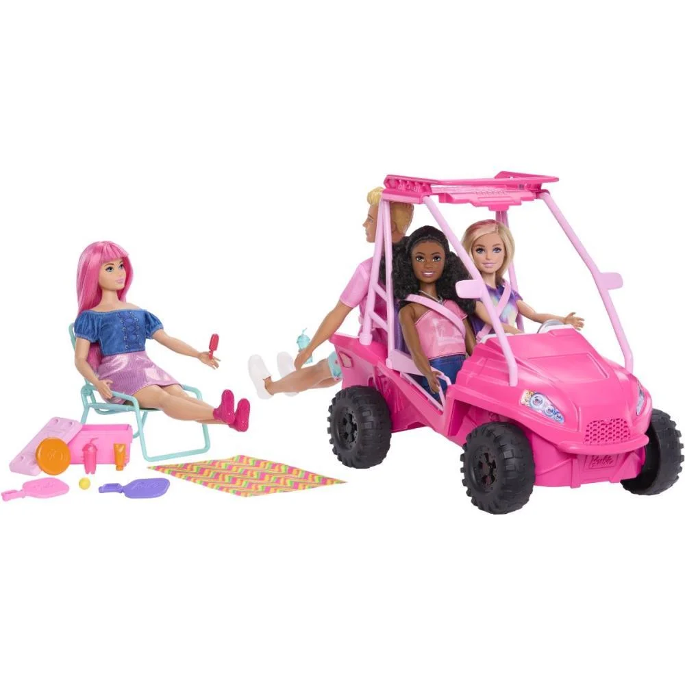 BARBIE FAMILY BUGGY DE PRAIA ROSA MATTEL (UNIDADE) - imagem 3