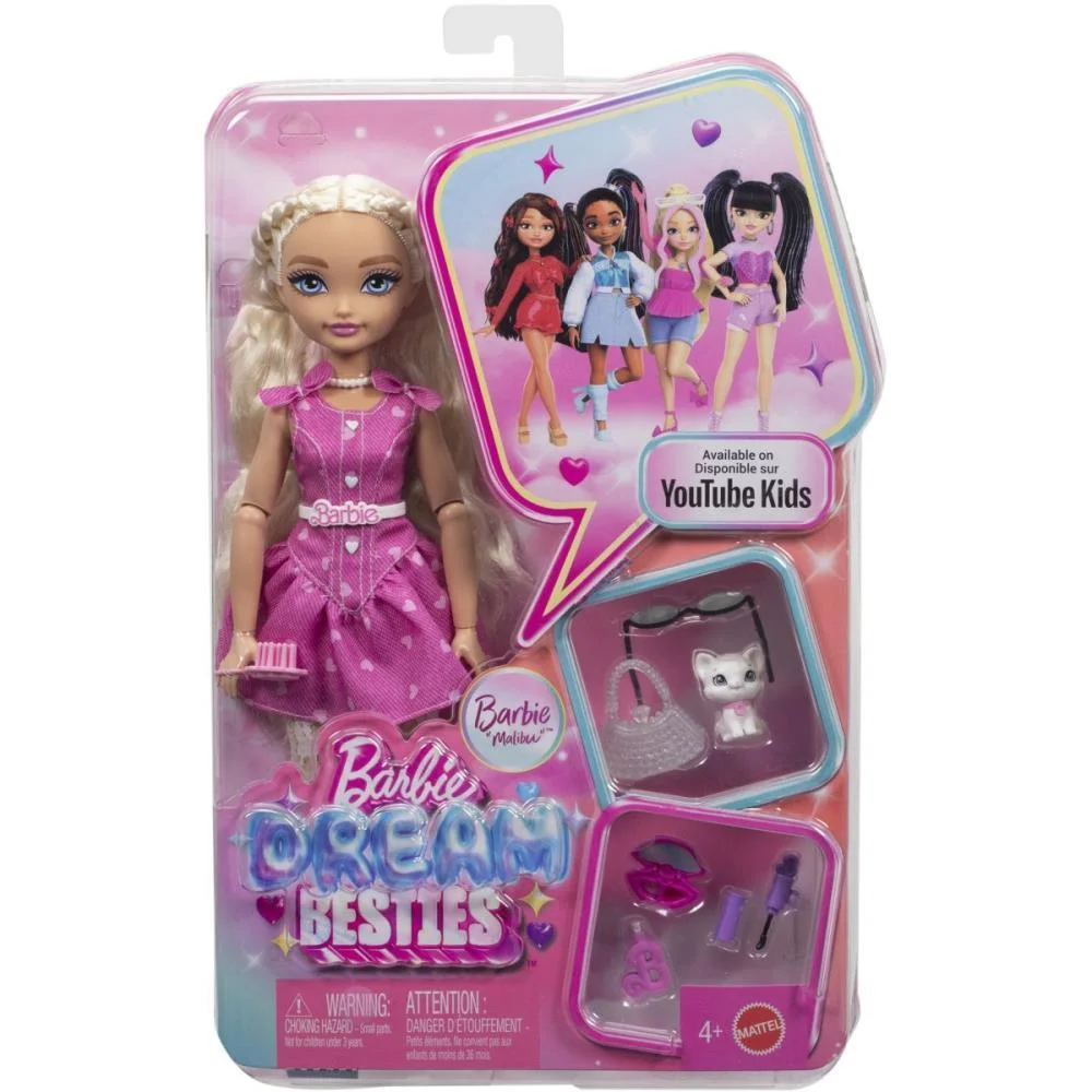 BARBIE DREAM BESTIES MALIBU FASHION C/ACESSORIOS MATTEL (UNIDADE) - imagem 5