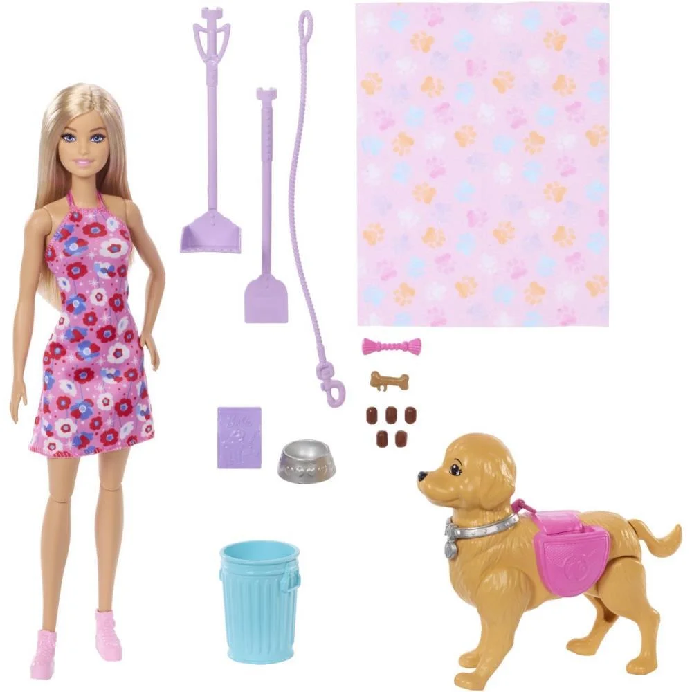 BARBIE FAMILY MALIBU PASSEIO C/CACHORRINHA MATTEL (UNIDADE) - imagem 2