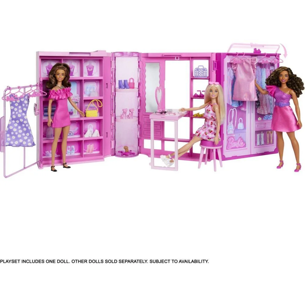 BARBIE FASHION CLOSET DOS SONHOS C/ACES E BON MATTEL (UNIDADE) - imagem 7