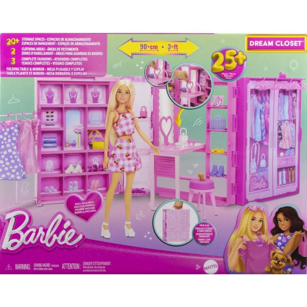 BARBIE FASHION CLOSET DOS SONHOS C/ACES E BON MATTEL (UNIDADE) - imagem 10