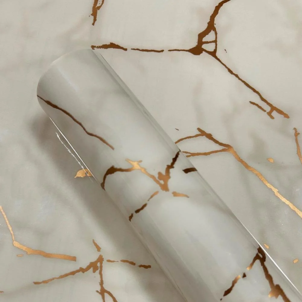 CONTACT DECORADO 45CMX10M CALACATTA CREMA BRILHO CONTACT (ROLO) - imagem 2