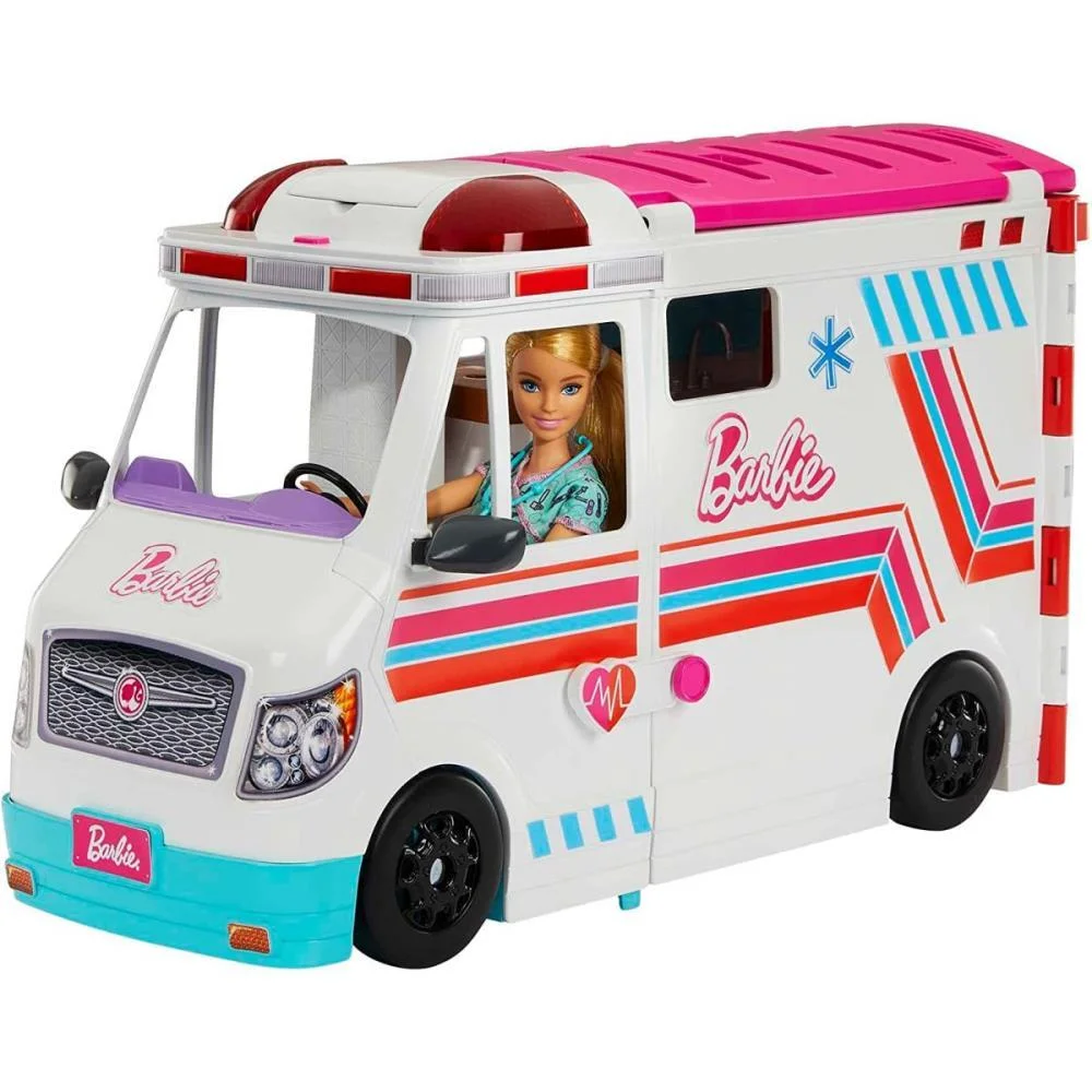 BARBIE PROFISSOES AMBULÂNCIA DE CUIDADOS MÉDICOS MATTEL (UNIDADE) - imagem 6