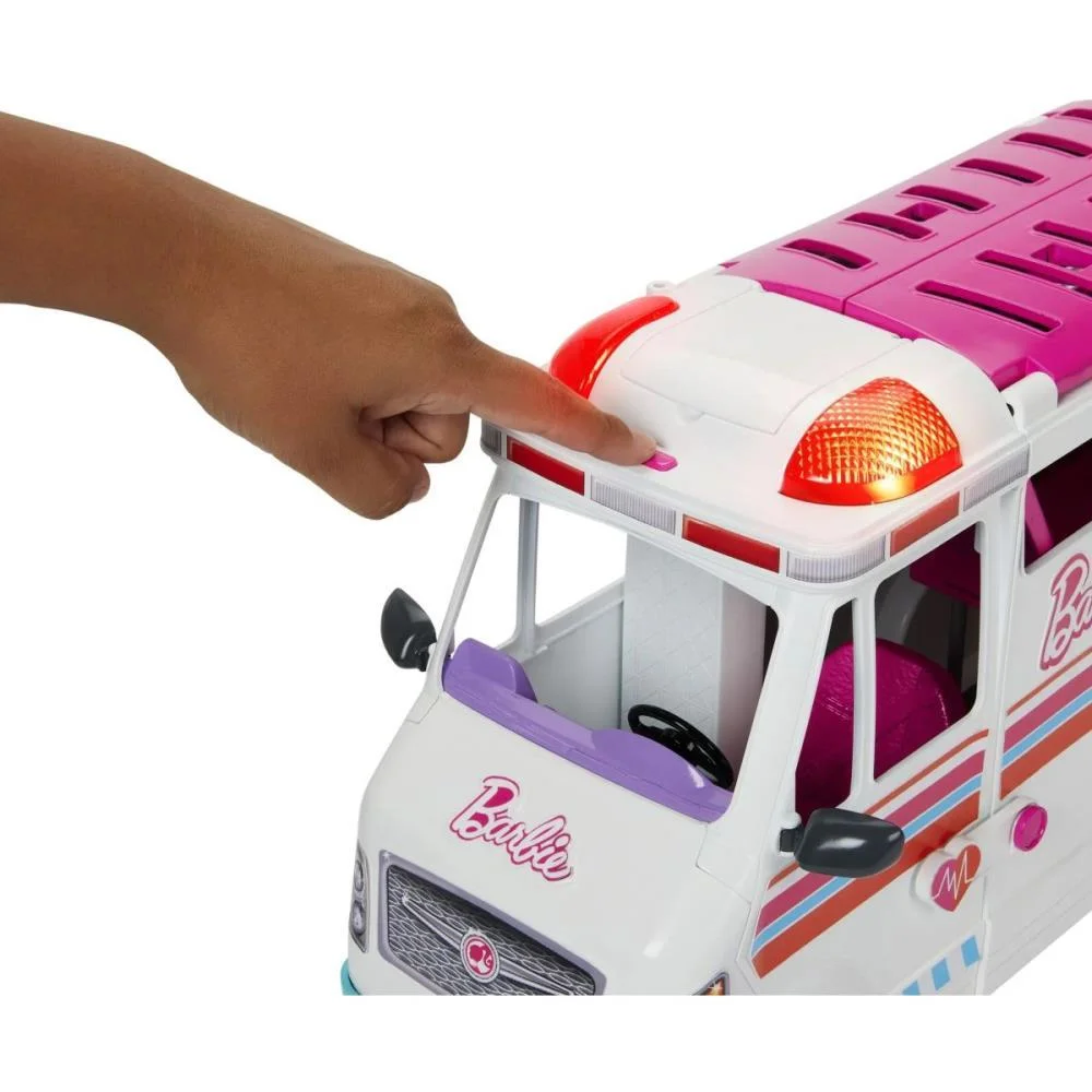 BARBIE PROFISSOES AMBULÂNCIA DE CUIDADOS MÉDICOS MATTEL (UNIDADE) - imagem 7