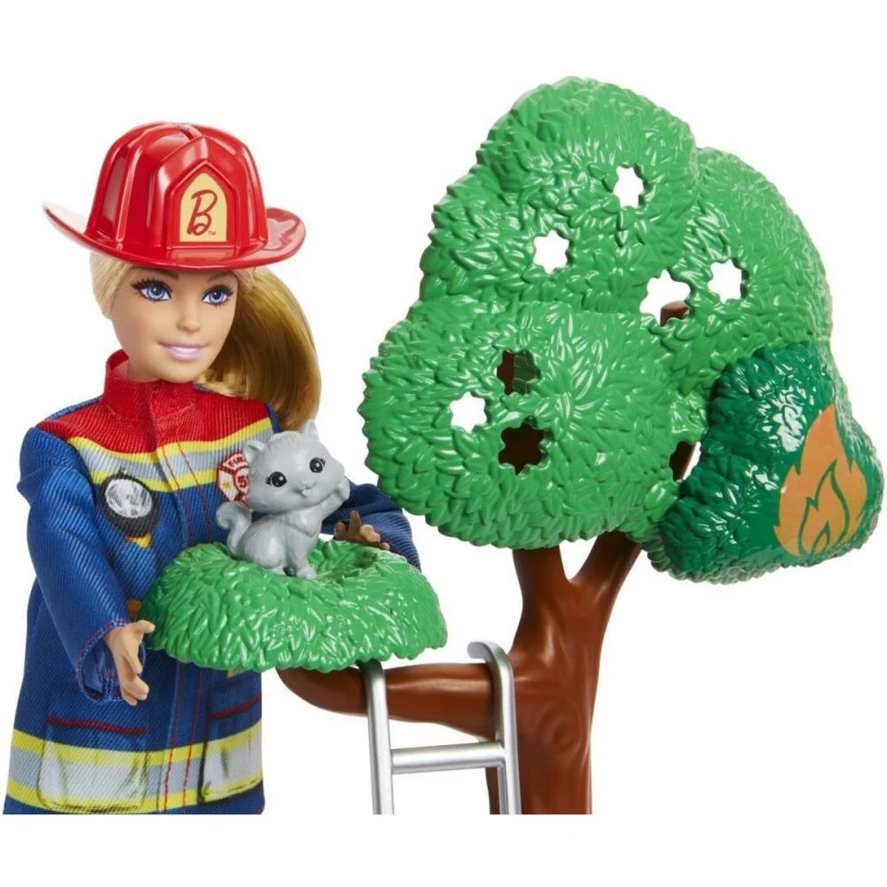 BARBIE PROFISSOES PLAYSET BARBIE BOMBEIRA MATTEL (UNIDADE) - imagem 4