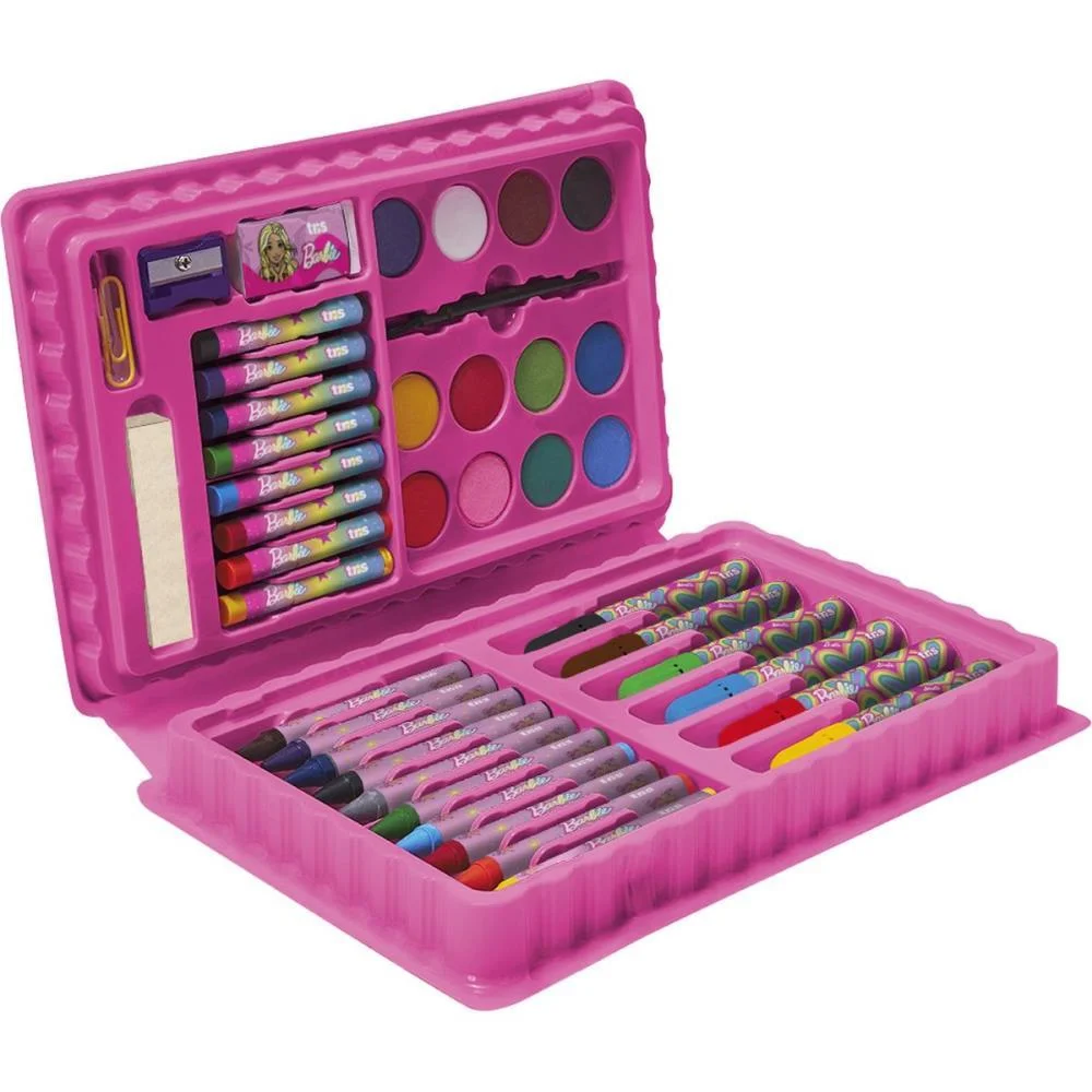 MALETA PARA PINTURA BARBIE 42 PECAS SUMMIT (UNIDADE) - imagem 4