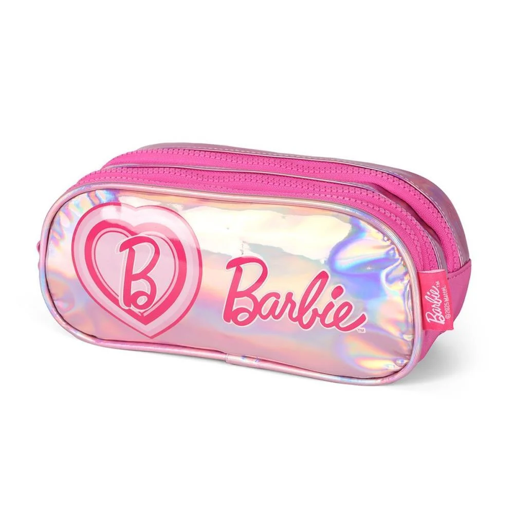 ESTOJO TRIPLO BARBIE PINK HOLOGRAFICO G LUXCEL (UNIDADE) - imagem 4