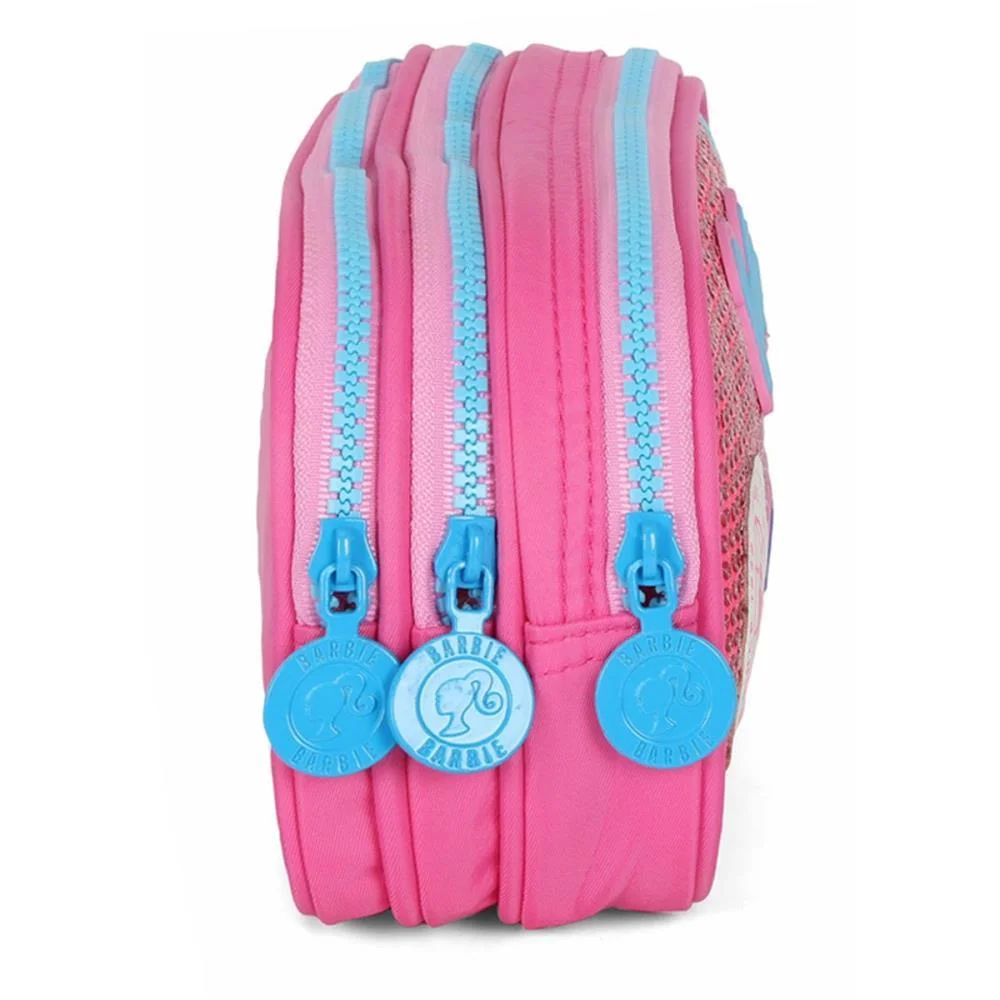 ESTOJO TRIPLO BARBIE PINK C/PAETE LUXCEL (UNIDADE) - imagem 4