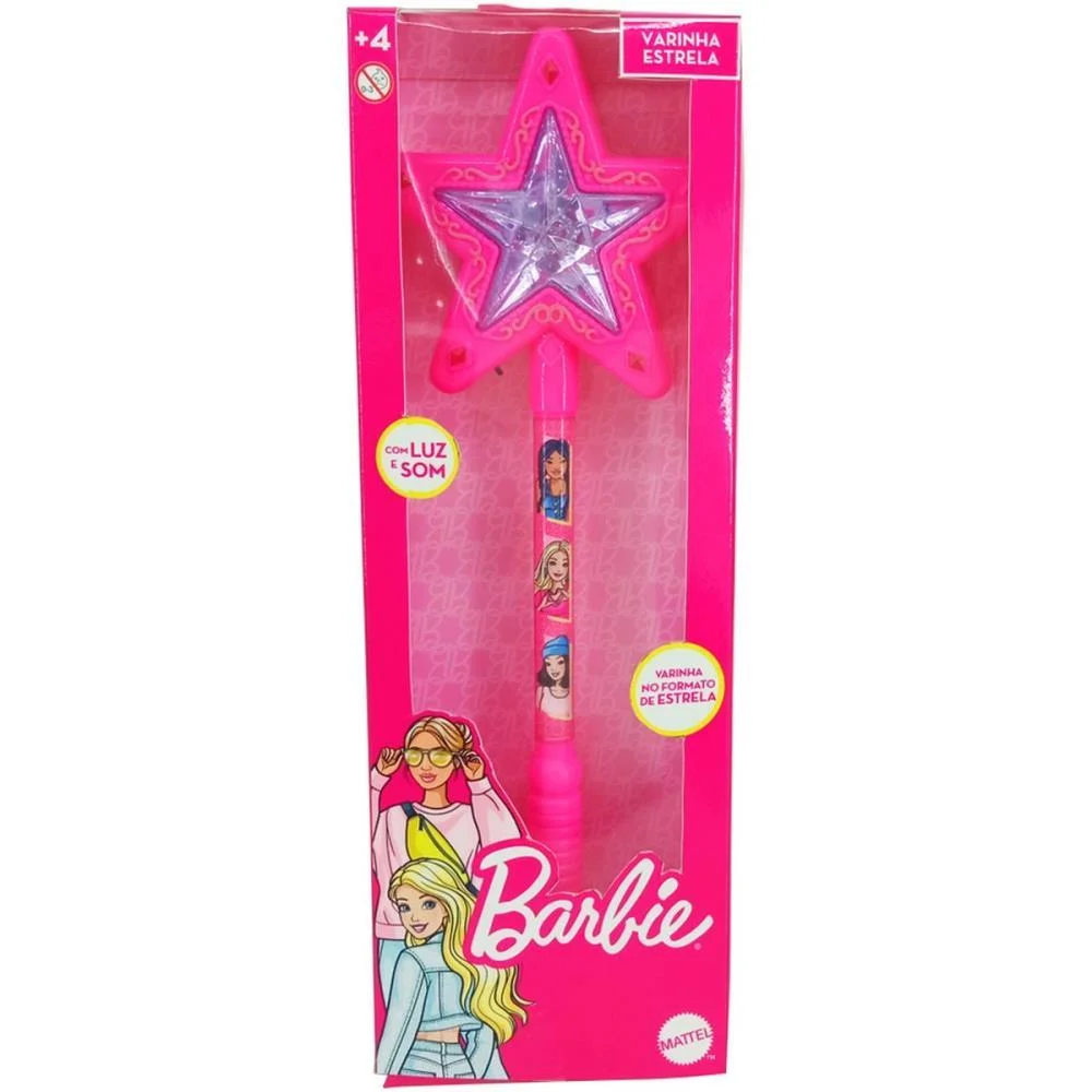FANTASIA ACESSORIO BARBIE VARINHA C/LUZ E SOM TOYNG (UNIDADE) - imagem 3