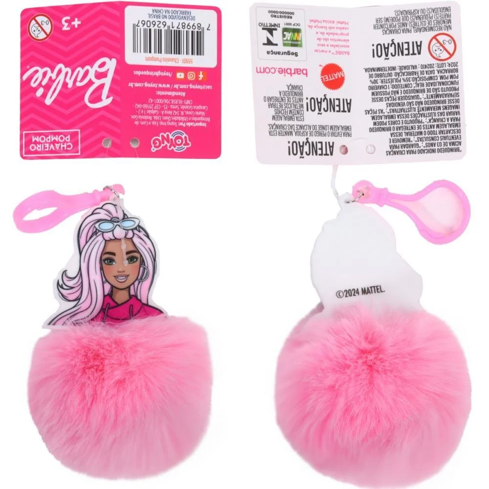 CHAVEIRO BARBIE POMPOM TOYNG (DP.C/24) - imagem 3
