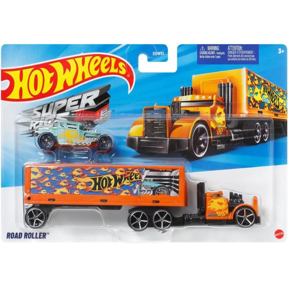 HOT WHEELS DIE-CAST CAMINHÃO TRANSPORTE 1:64 (S) MATTEL (UNIDADE) - imagem 4