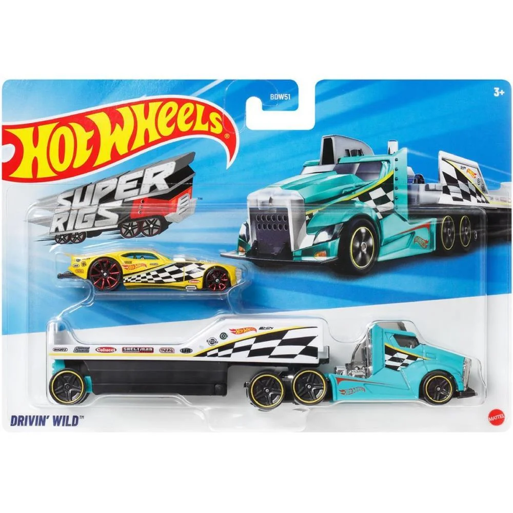 HOT WHEELS DIE-CAST CAMINHÃO TRANSPORTE 1:64 (S) MATTEL (UNIDADE) - imagem 8