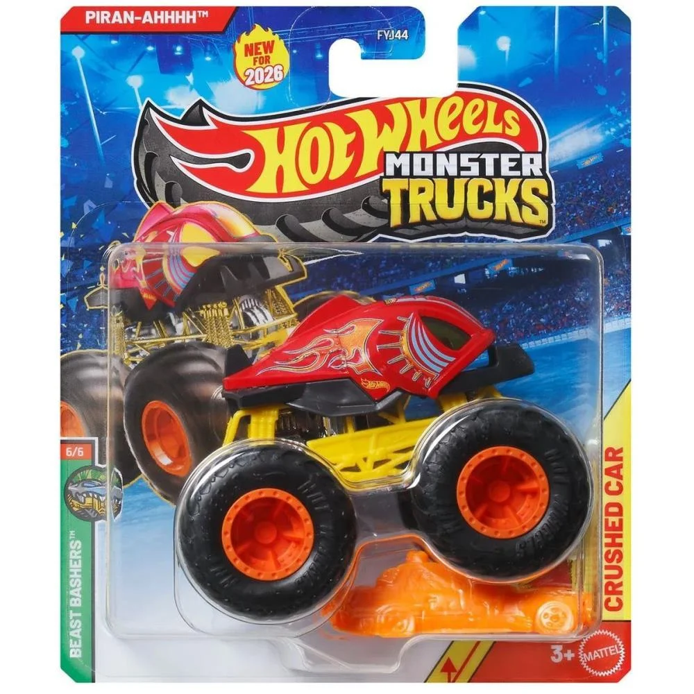 HOT WHEELS MONSTER TRUCKS VEICULO ESCALA 1:64 (S) MATTEL (CX.C/08) - imagem 11