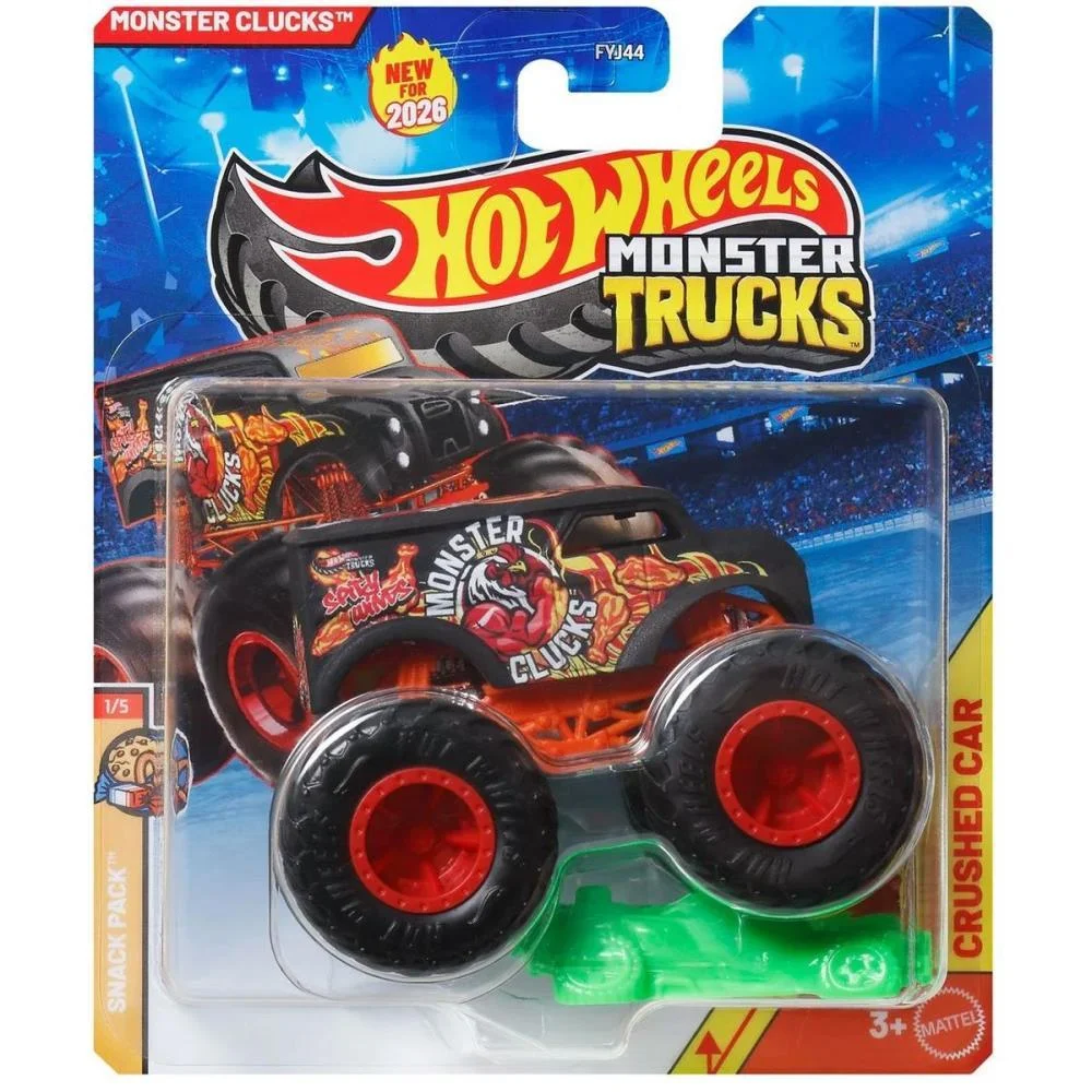 HOT WHEELS MONSTER TRUCKS VEICULO ESCALA 1:64 (S) MATTEL (CX.C/08) - imagem 15