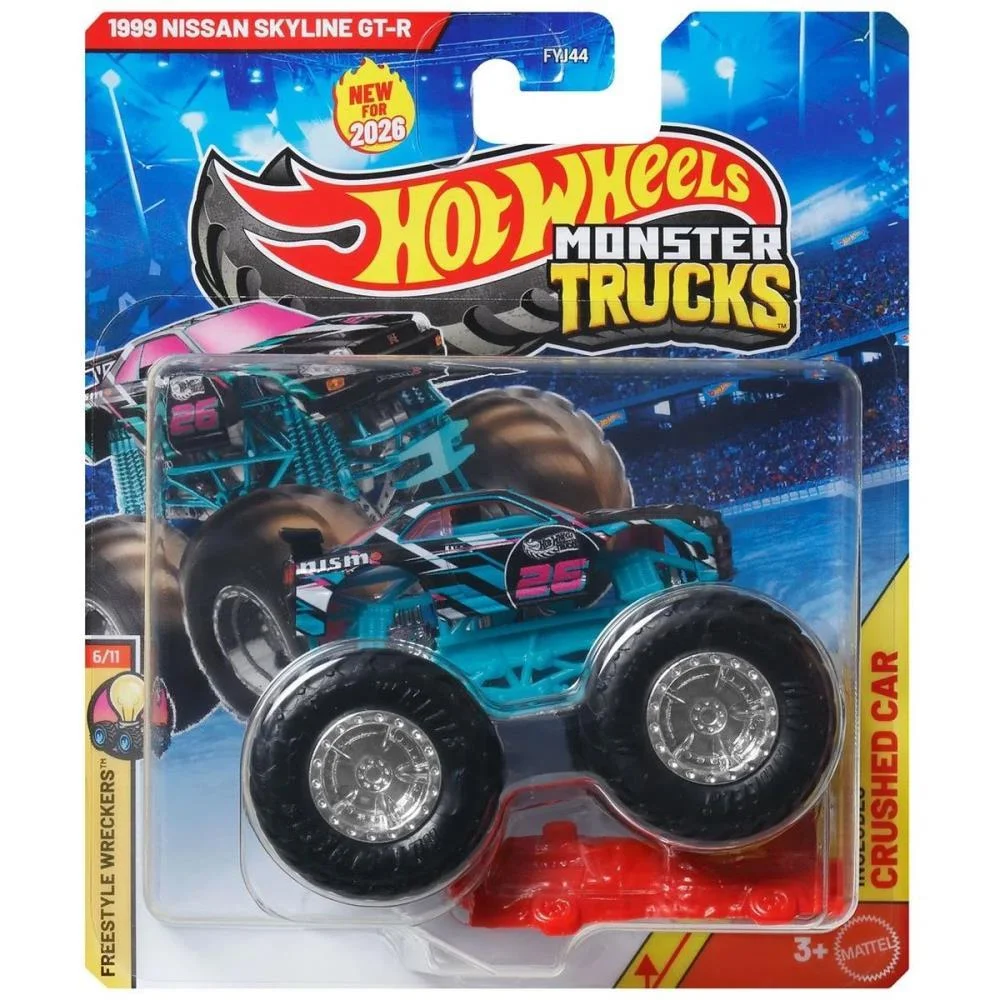 HOT WHEELS MONSTER TRUCKS VEICULO ESCALA 1:64 (S) MATTEL (CX.C/08) - imagem 5