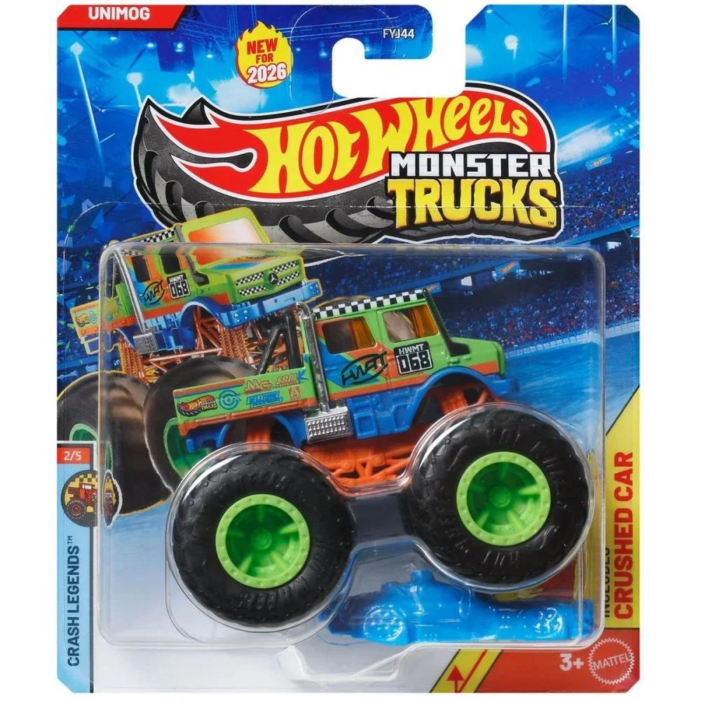 HOT WHEELS MONSTER TRUCKS VEICULO ESCALA 1:64 (S) MATTEL (CX.C/08) - imagem 9
