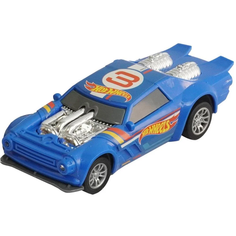 CARRINHO A FRICCAO HOT WHEELS FAST RACER LUZ/SOM MULTIKIDS (UNIDADE) - imagem 2