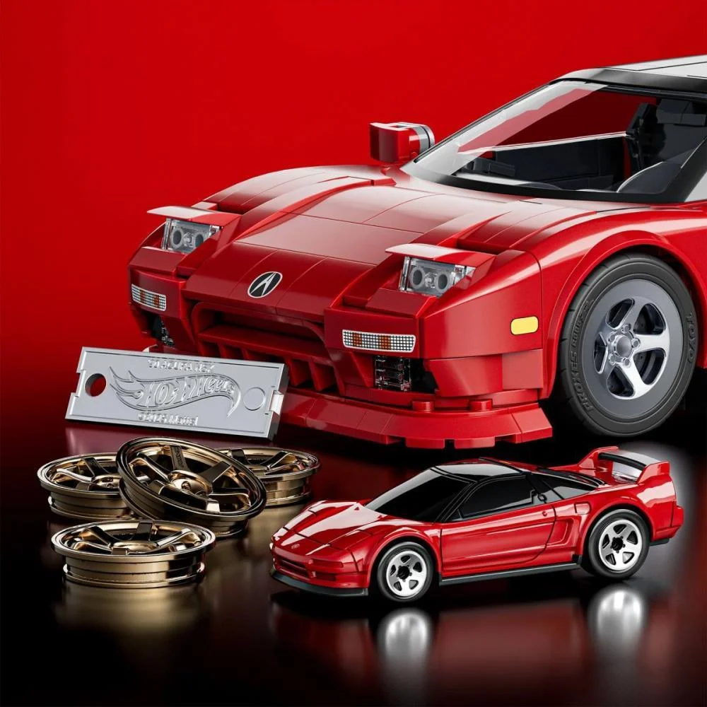 HOT WHEELS BRICK SHOP ELITE ACURA NSX 90 1:16 876PCS MATTEL (UNIDADE) - imagem 6