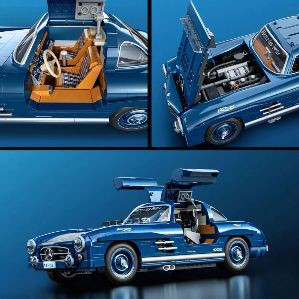 HOT WHEELS BRICK SHOP MERCEDES-BENZ 300SL 1:12 1600P MATTEL (UNIDADE) - imagem 6