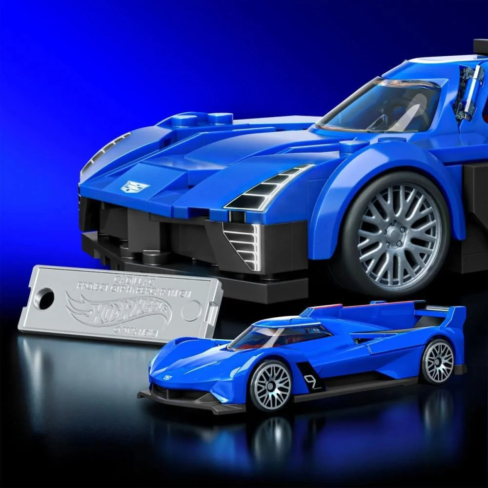 HOT WHEELS BRICK SHOP CADILLAC PROJECT GTP 1:32 236P MATTEL (UNIDADE) - imagem 6