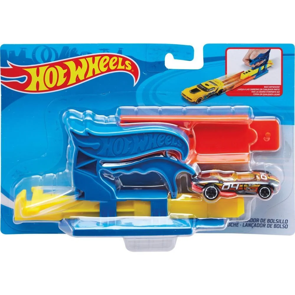 HOT WHEELS PISTA ACTION LANCADOR BÁSICO COM CARRO (S) MATTEL (UNIDADE) - imagem 12