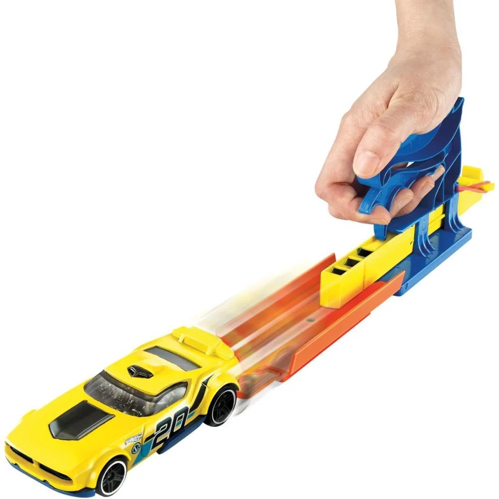 HOT WHEELS PISTA ACTION LANCADOR BÁSICO COM CARRO (S) MATTEL (UNIDADE) - imagem 6