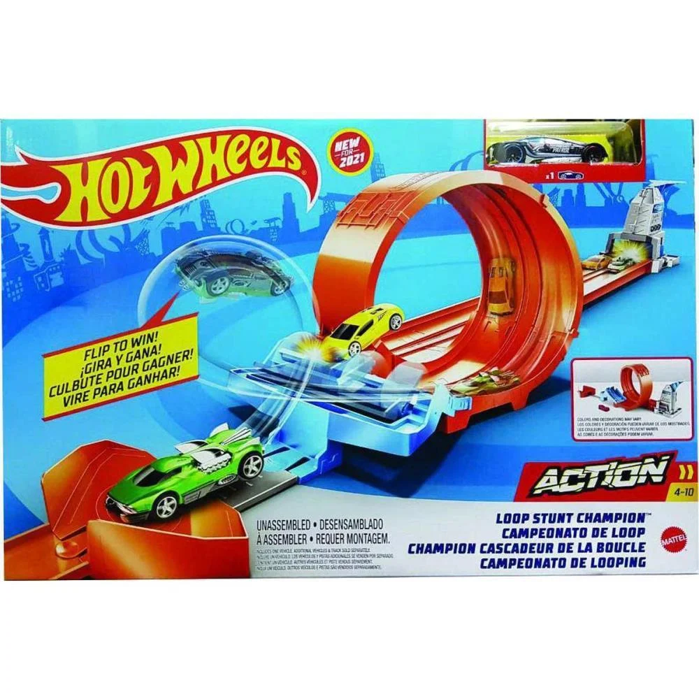 HOT WHEELS PISTA ACTION PISTA DE CAMPEONATO (S) MATTEL (UNIDADE) - imagem 19
