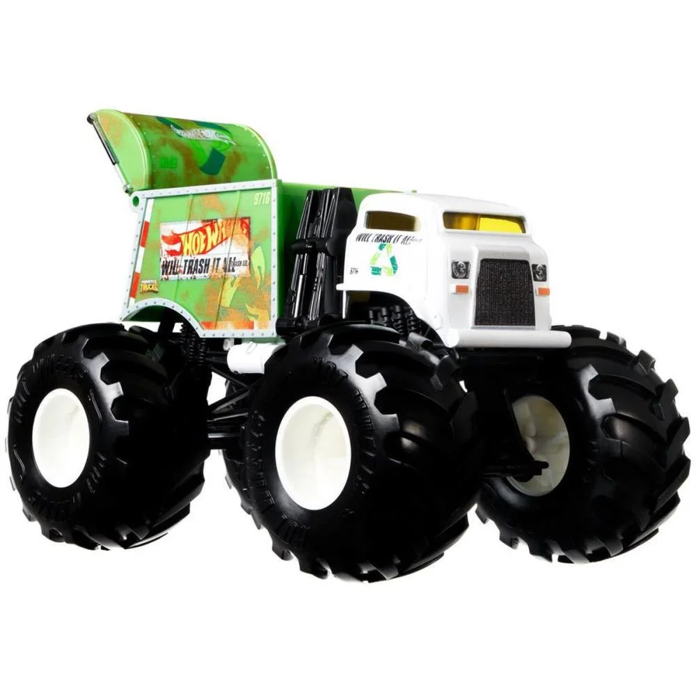 HOT WHEELS MONSTER TRUCKS VEÍCULO ESCALA 1:24 (S) MATTEL (UNIDADE) - imagem 8