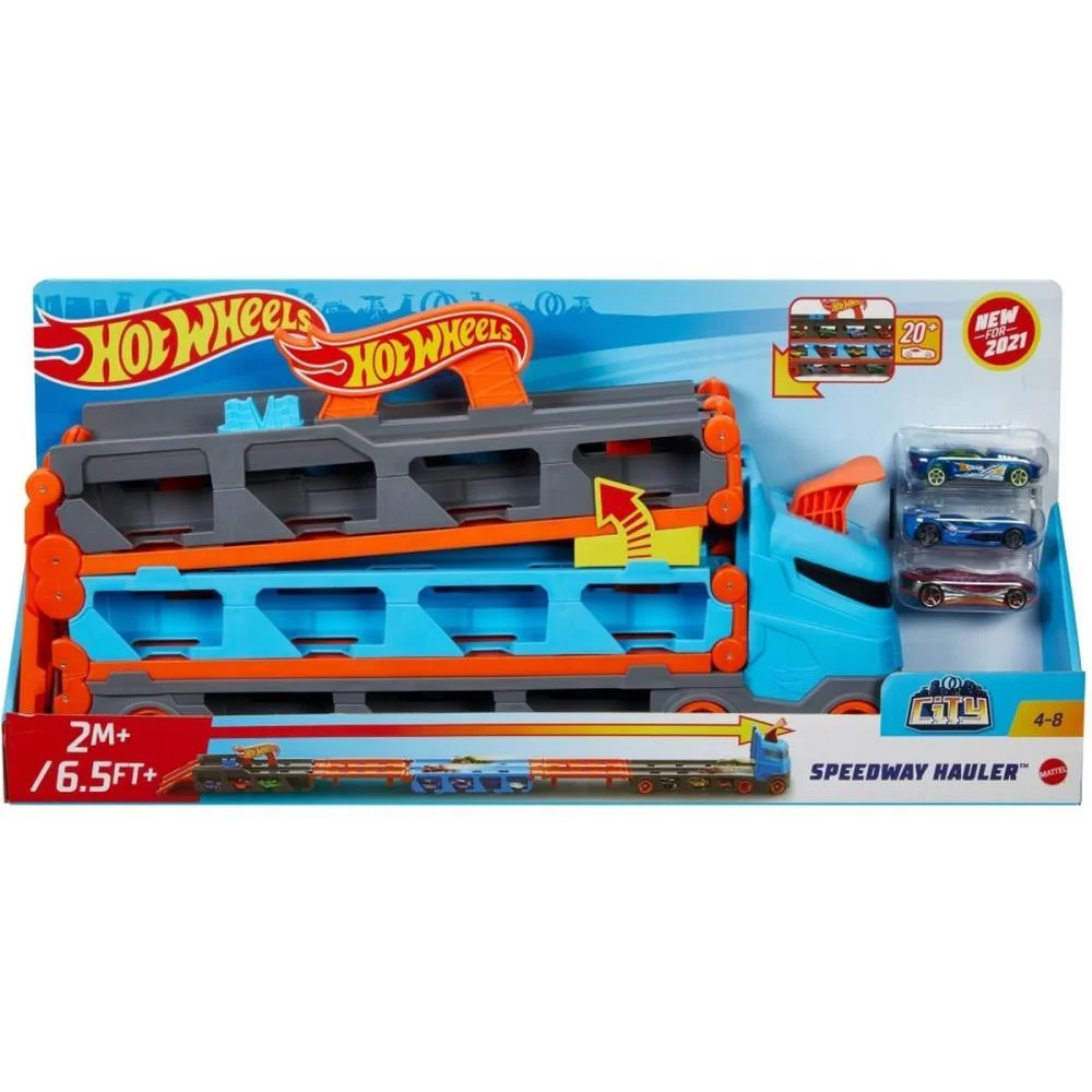 HOT WHEELS PISTA CITY REBOQUE PISTA DE CORRIDA MATTEL (UNIDADE) - imagem 10
