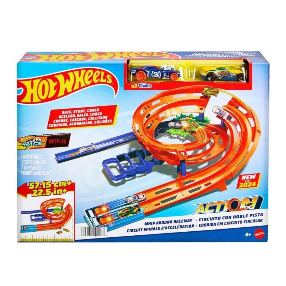 HOT WHEELS PISTA ACTION CIRCUITO GIRO VELOZ MATTEL (UNIDADE) - imagem 7