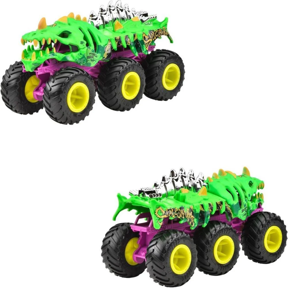 HOT WHEELS MONSTER TRUCKS CAMINHOES REBOQUE 1:64 (S) MATTEL (UNIDADE) - imagem 11