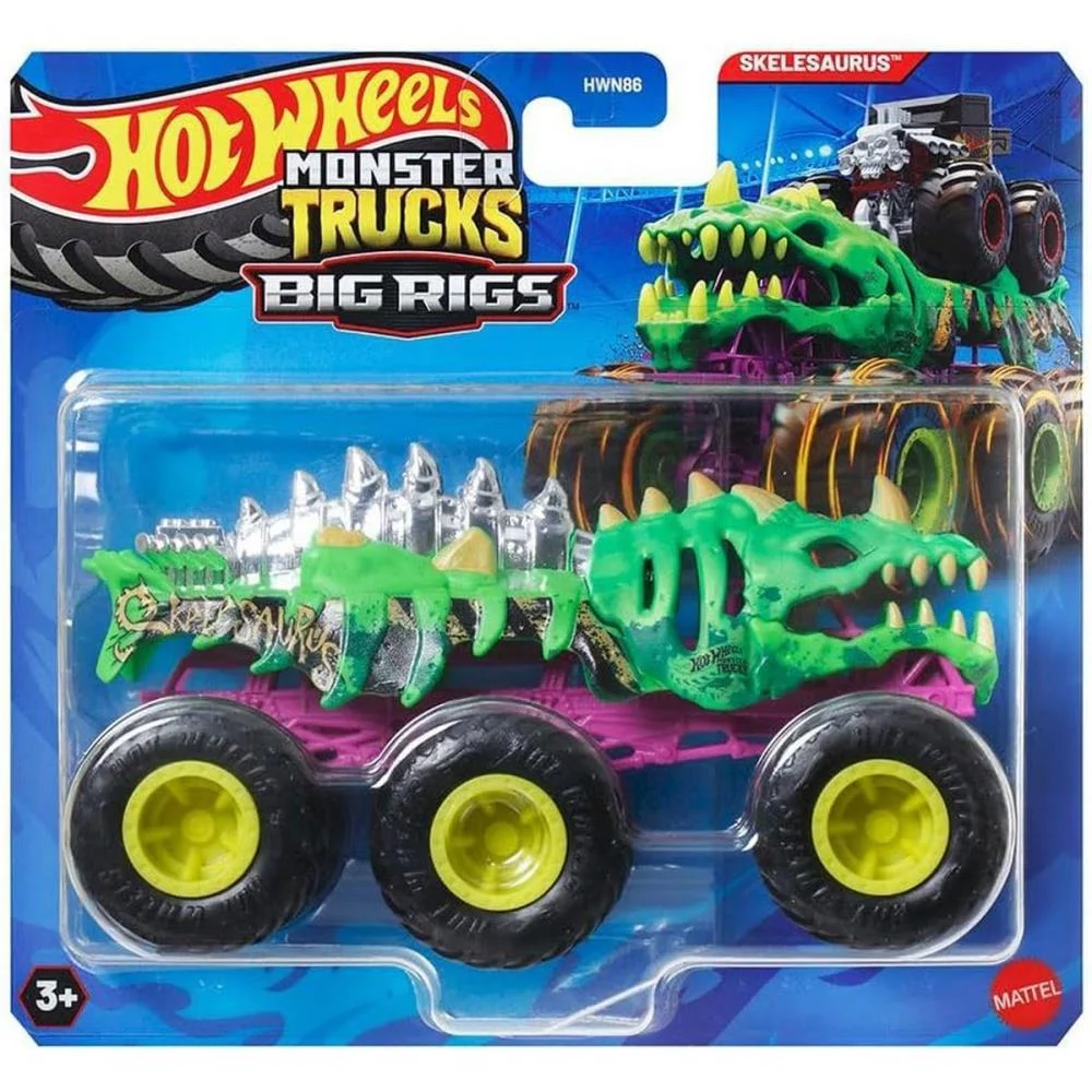 HOT WHEELS MONSTER TRUCKS CAMINHOES REBOQUE 1:64 (S) MATTEL (UNIDADE) - imagem 12