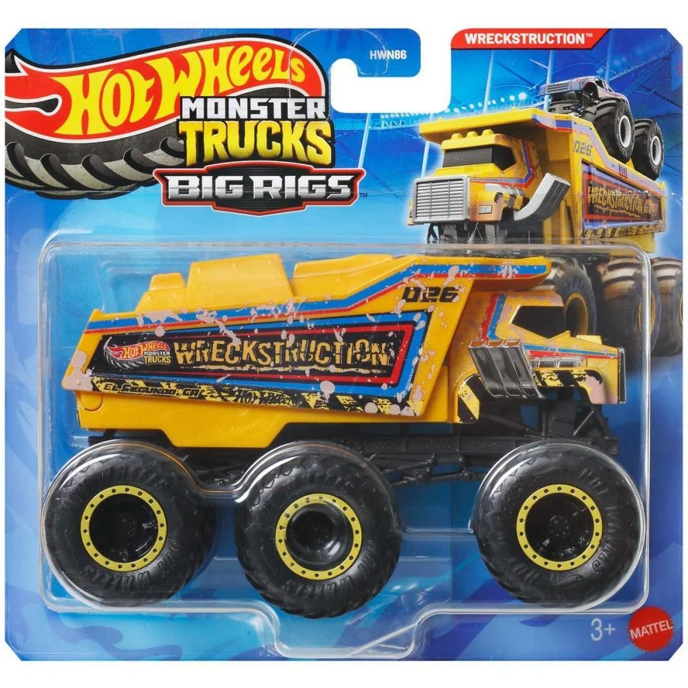 HOT WHEELS MONSTER TRUCKS CAMINHOES REBOQUE 1:64 (S) MATTEL (UNIDADE) - imagem 17