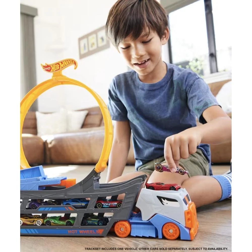 HOT WHEELS PISTA CITY TRANSPORTADOR DE ACROBACIAS MATTEL (UNIDADE) - imagem 7
