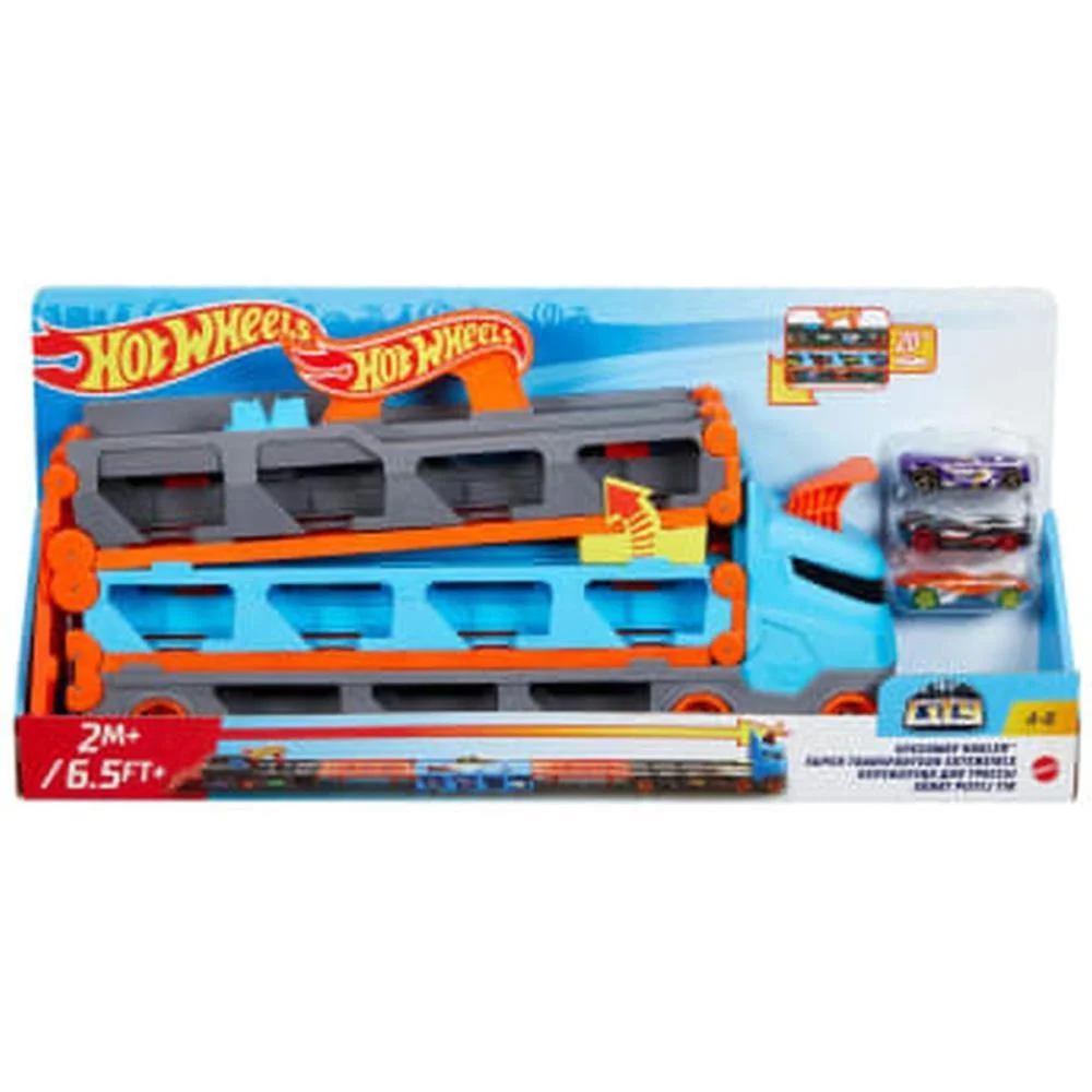 HOT WHEELS PISTA CITY REBOQUE PISTA DE CORRIDA MATTEL (UNIDADE) - imagem 4