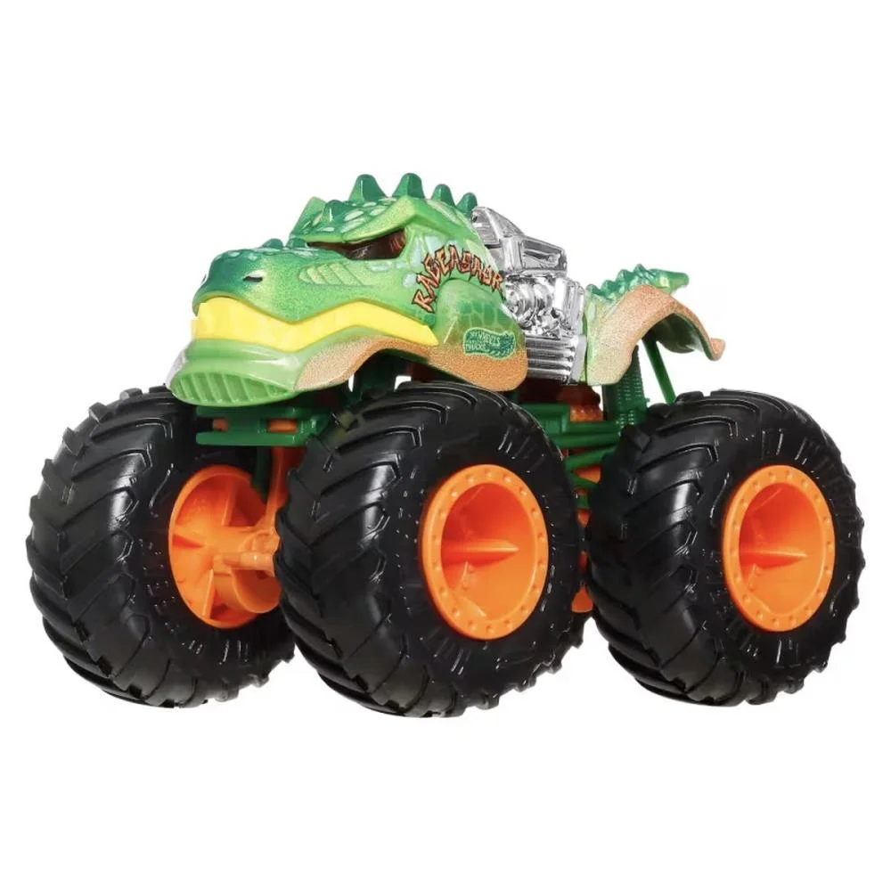 HOT WHEELS MONSTER TRUCKS SHARKS VS.DINOS 1:64 6-PACK (S MATTEL (UNIDADE) - imagem 6
