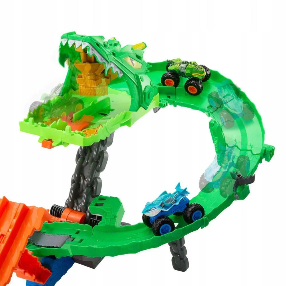 HOT WHEELS MONSTER TRUCKS DESTRUICAO DO DRAGAO MATTEL (UNIDADE) - imagem 5