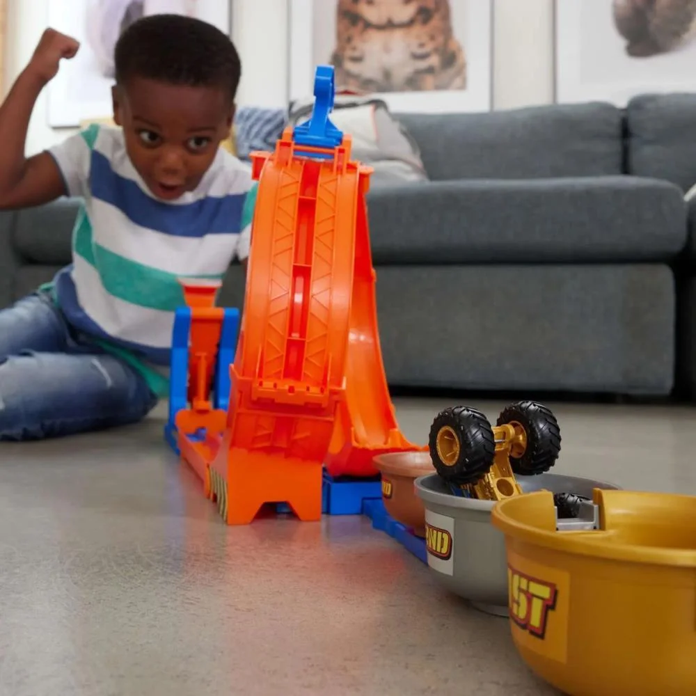 HOT WHEELS MONSTER TRUCKS LOOP BIGFOOT GIROS EXTREMOS MATTEL (UNIDADE) - imagem 11