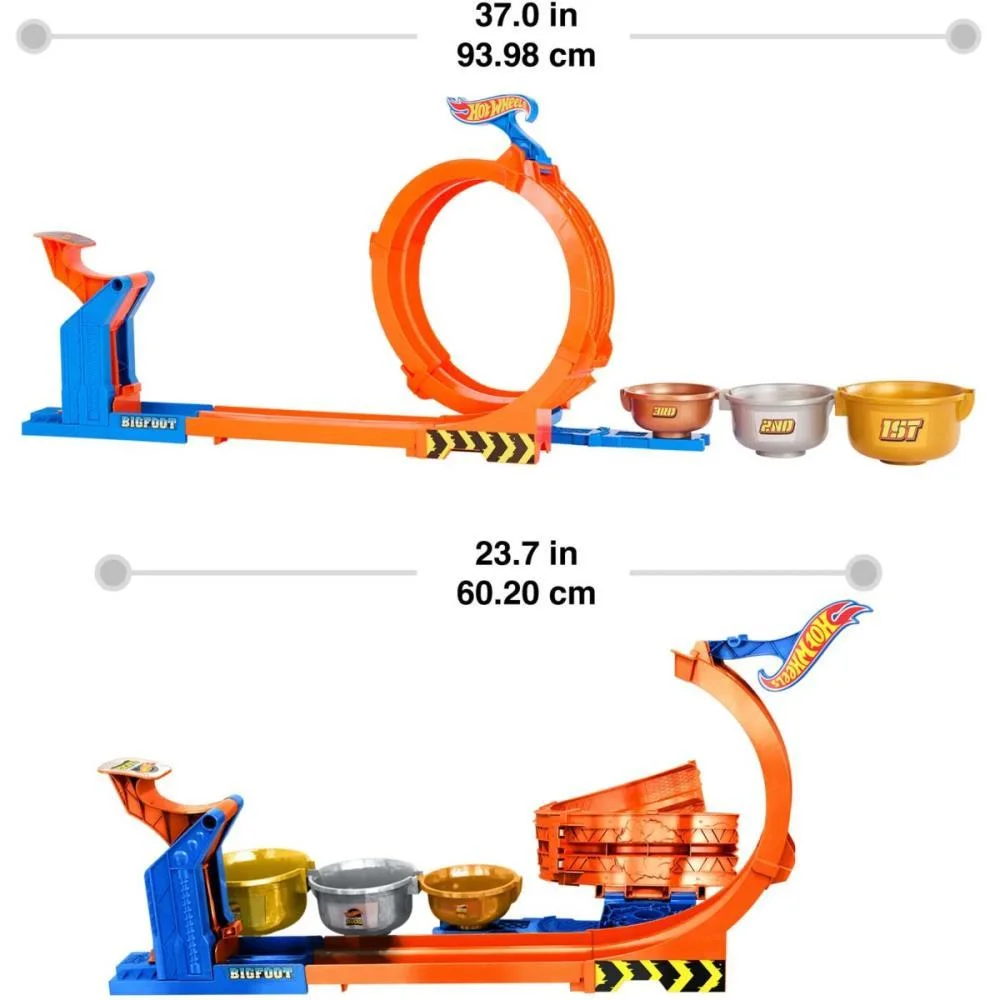 HOT WHEELS MONSTER TRUCKS LOOP BIGFOOT GIROS EXTREMOS MATTEL (UNIDADE) - imagem 5