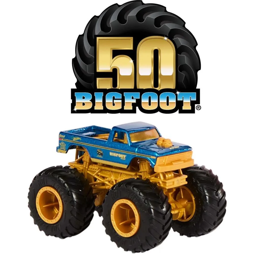 HOT WHEELS MONSTER TRUCKS LOOP BIGFOOT GIROS EXTREMOS MATTEL (UNIDADE) - imagem 9