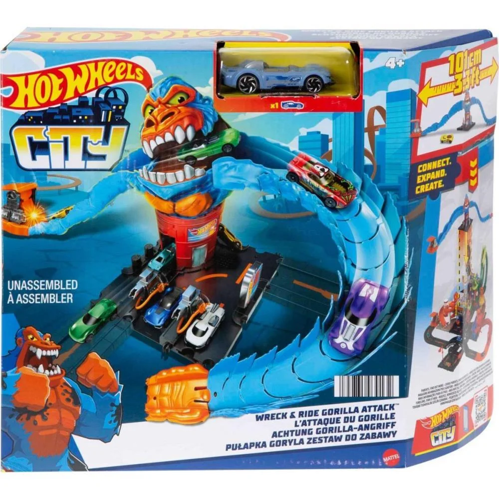HOT WHEELS PISTA CITY NÊMESIS ATAQUE DO GORILA MATTEL (UNIDADE) - imagem 6