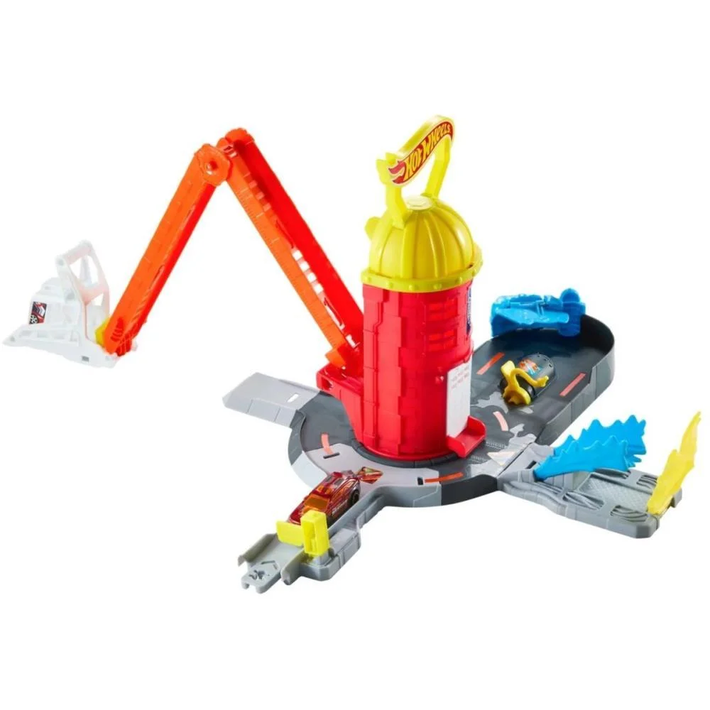 HOT WHEELS PISTA CITY SUPER RESGATE ESTAÇA.BOMBEIROS MATTEL (UNIDADE) - imagem 4