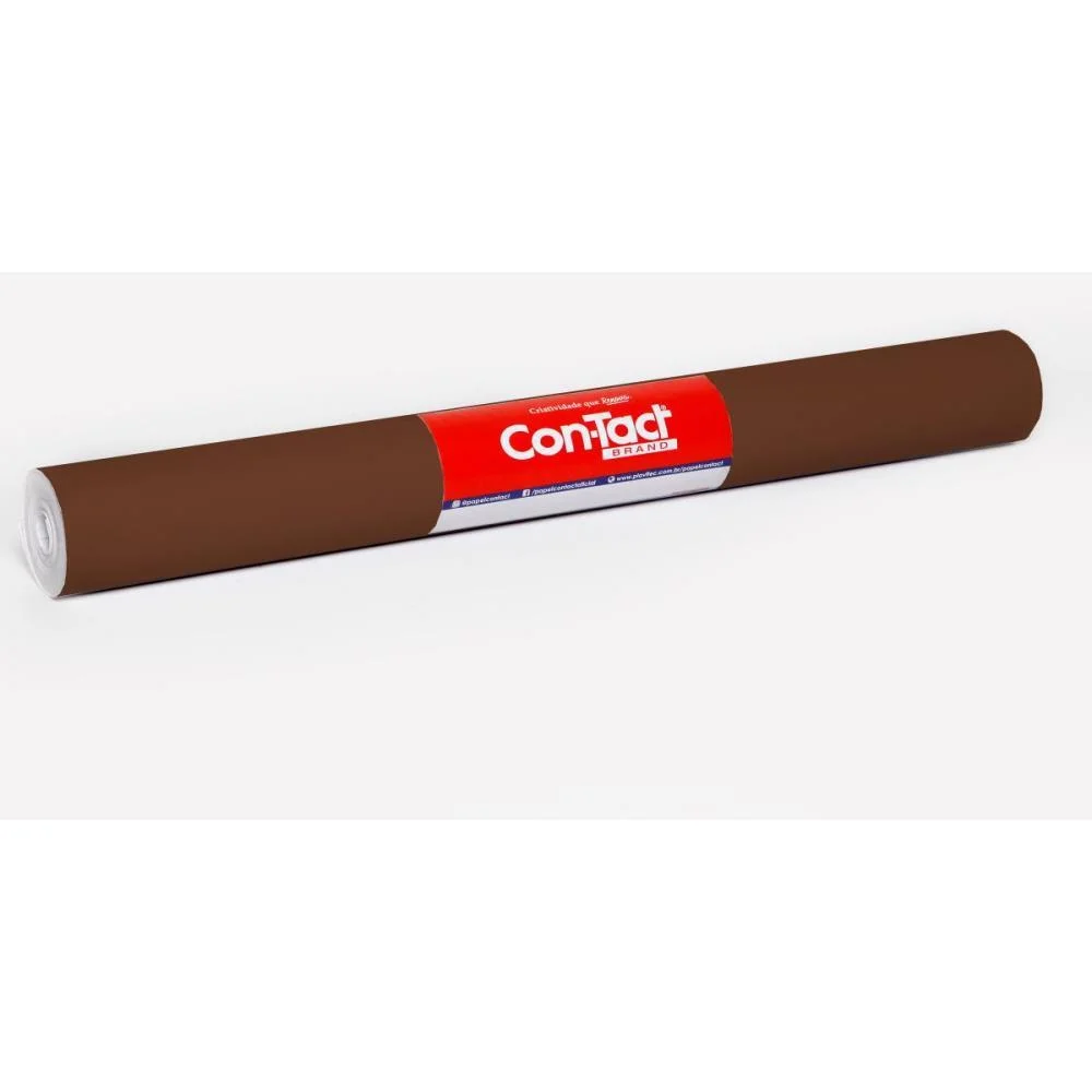 CONTACT LISO 45CMX10M OPACO MARROM CONTACT (ROLO) - imagem 2